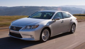 The 2013 Lexus ES350 adopts a more athletic stance and the corporate "spindle" grill.