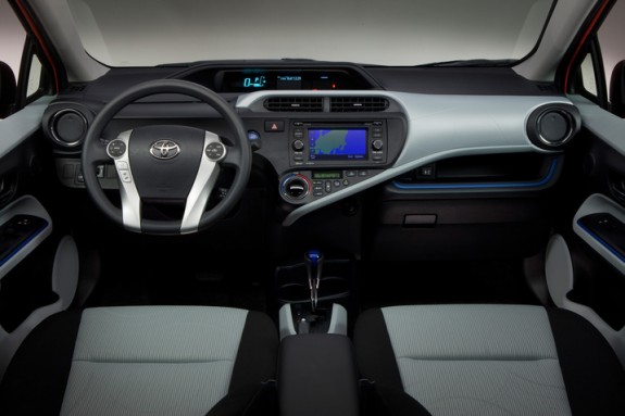 2012 Prius C interior photo