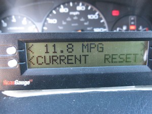 Remember to bring plenty of fuel - this was after I had gotten 26MPG cruising around Colorado Springs.