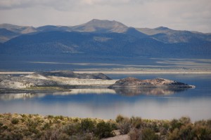 Mono Lake's serenity makes it a great place for having lunch.