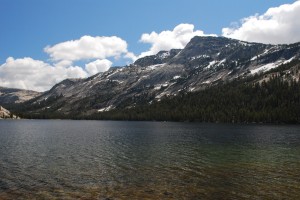 Tenaya Lake is a great place to take a breather of fresh mountain air.