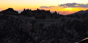 Windy Point looks better on the way down, especially if the sun is setting.