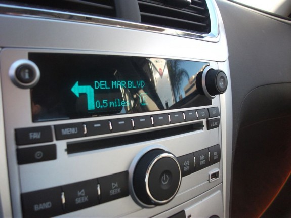 OnStart directions beamed into the 80's style head unit