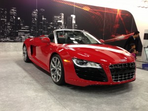 If this was the Matrix, the Audi R8 would be the woman in red