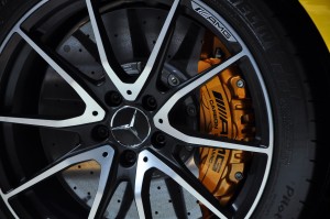 Even the wheels on a Mercedes SLS AMG scream at you
