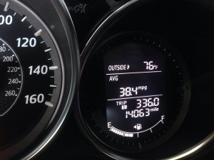 Mazda6 MPG gauge